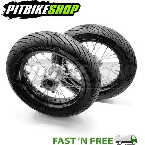 Set pneumatici ruote supermoto - set,
